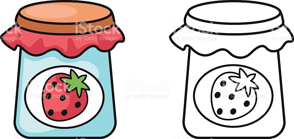 1024x486 Jam Clipart Coloring