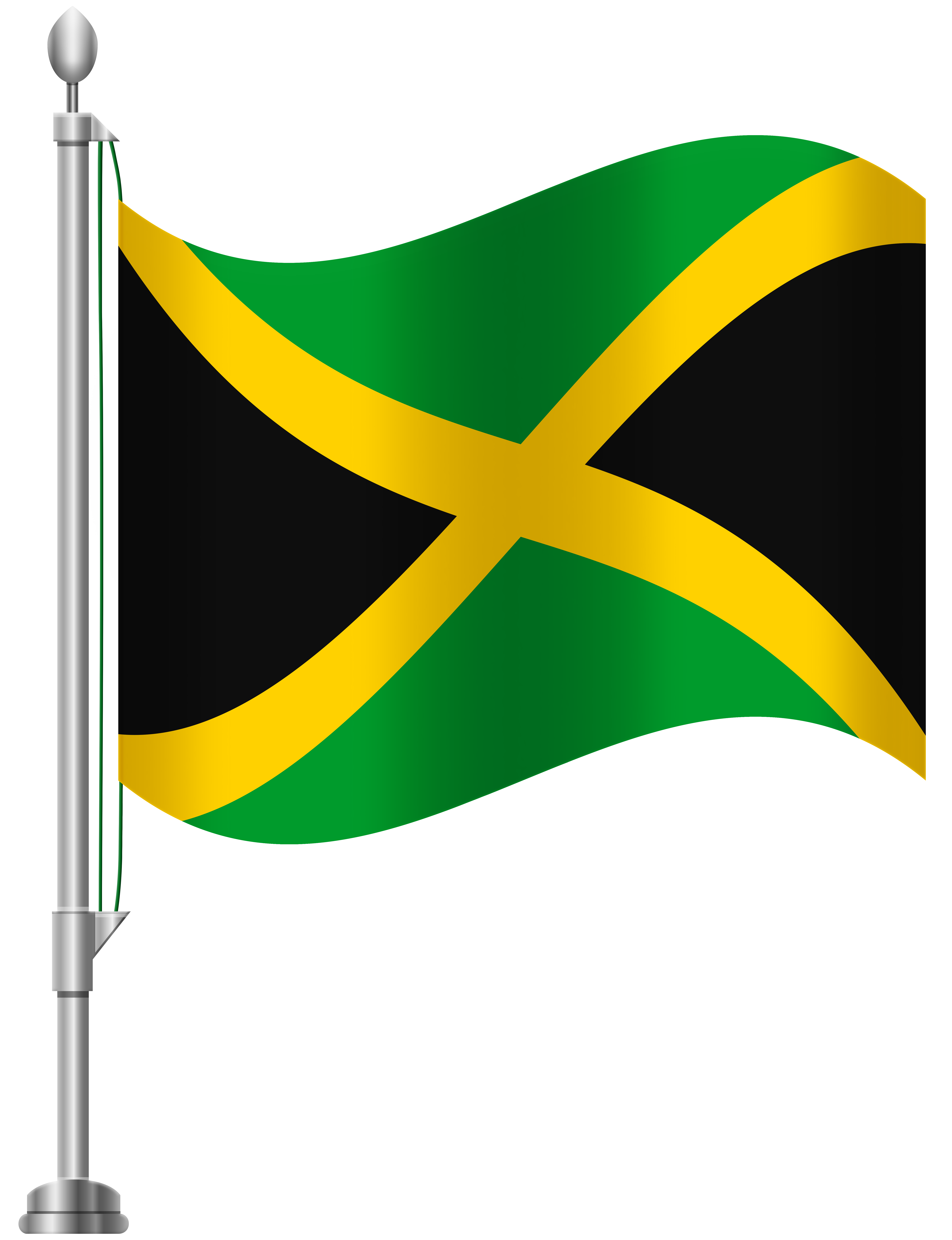 6141x8000 Jamaica Flag Clipart
