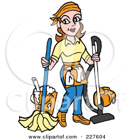 450x470 Janitor In School Clipart