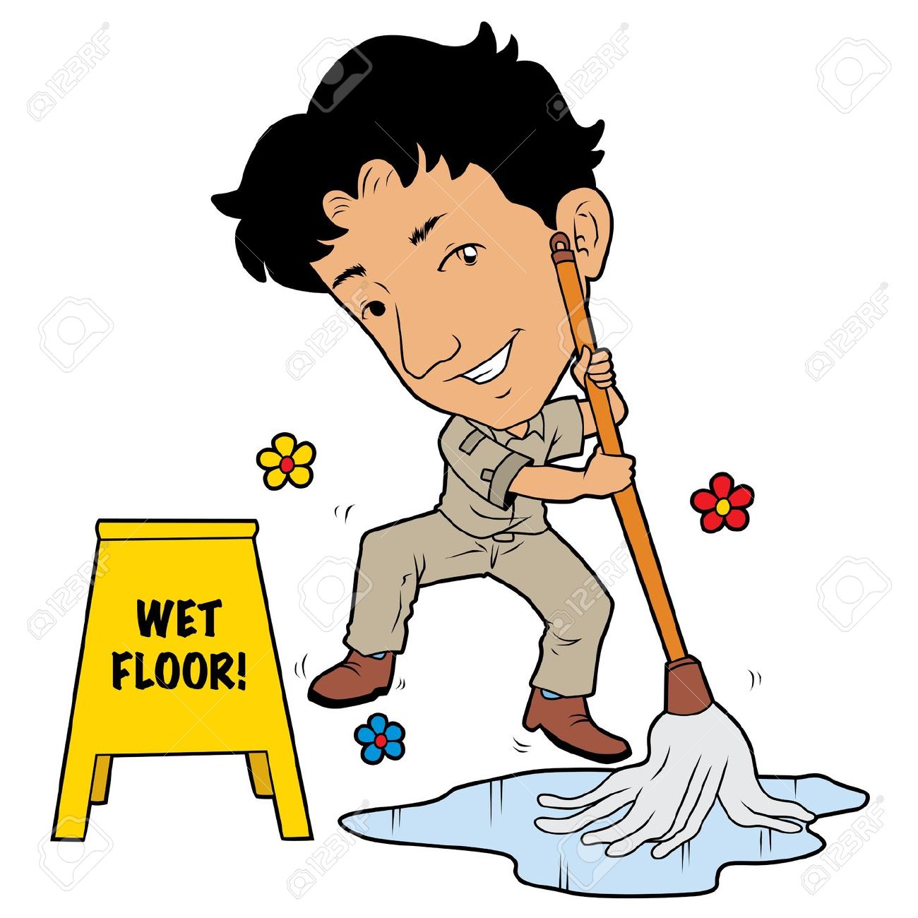 1300x1300 Uniform Clipart Janitor