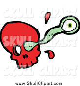 164x175 Skull Clipart
