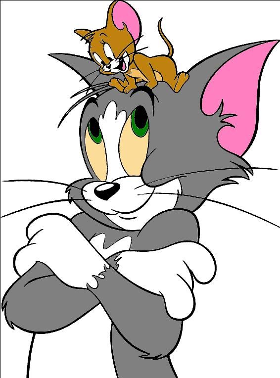 566x764 Clipart January Birthday Tom And Jerry Cartoons