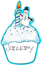 174x273 January Cupcake Clipart