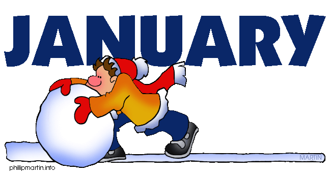 648x346 Calendar Clipart 1 January