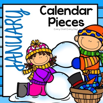 350x350 January Calendar Pieces By Every Child Every Day Tpt