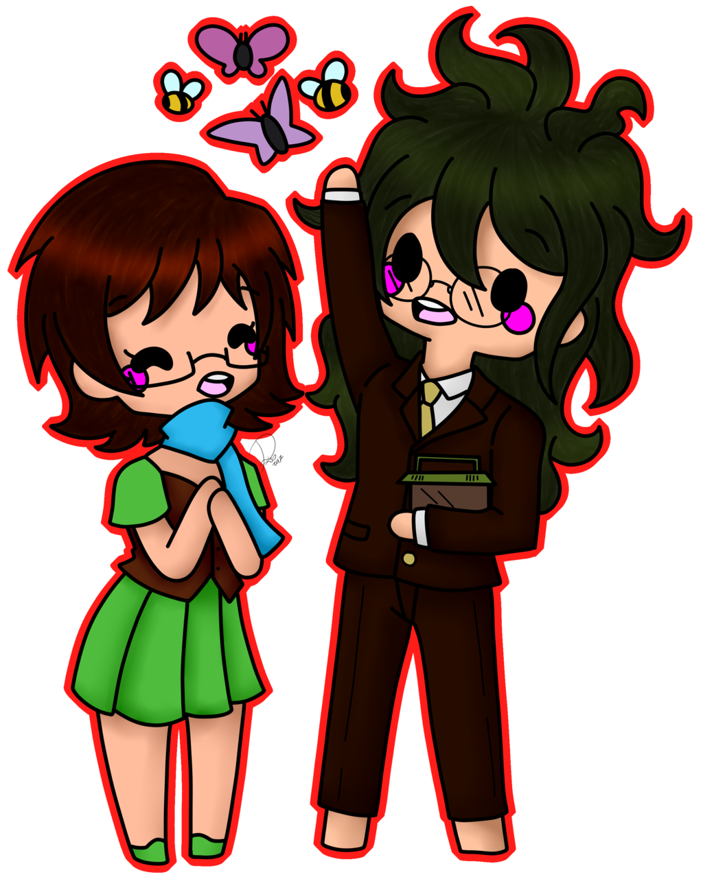 1024x1281 My Danganronpa 2018 Calendar [January] By Domenica Chan999