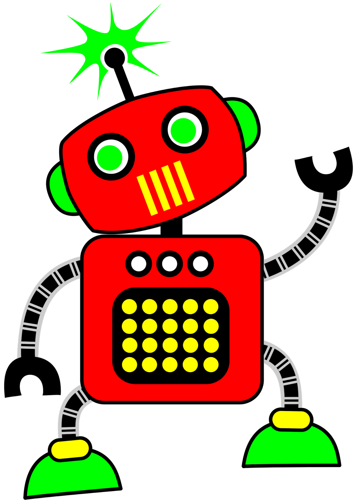 1138x1600 Classroom Treasures Robot Clipart