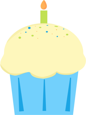 300x399 Cupcake Clipart January