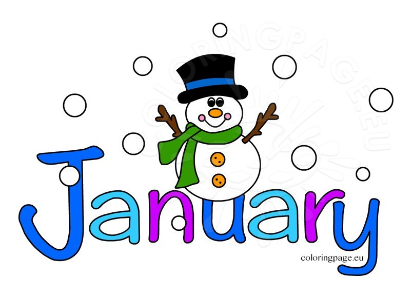 803x581 Of January Clipart