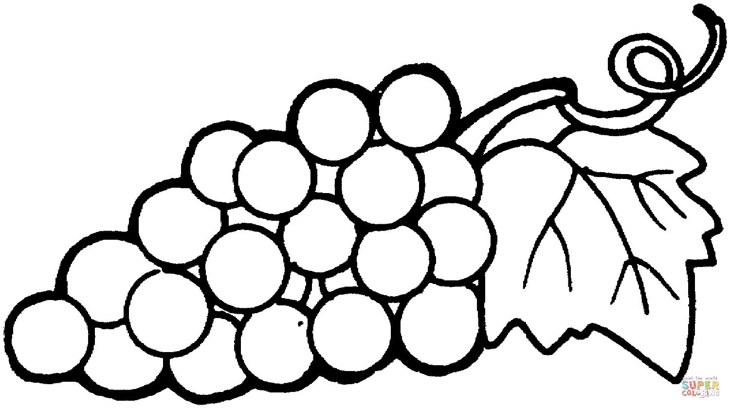 1500x839 Grape 15 Coloring Page Free Printable Coloring Pages