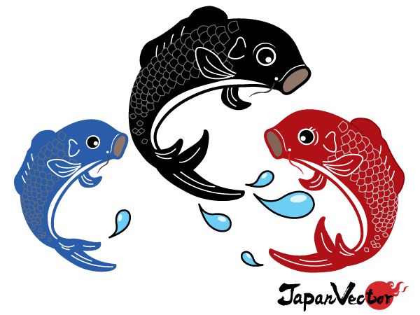 600x450 Japanese Koi Fish Vector Free Download Japanese Vectors