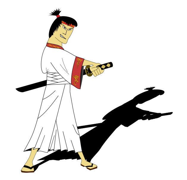 629x605 Free Samurai Clip Art