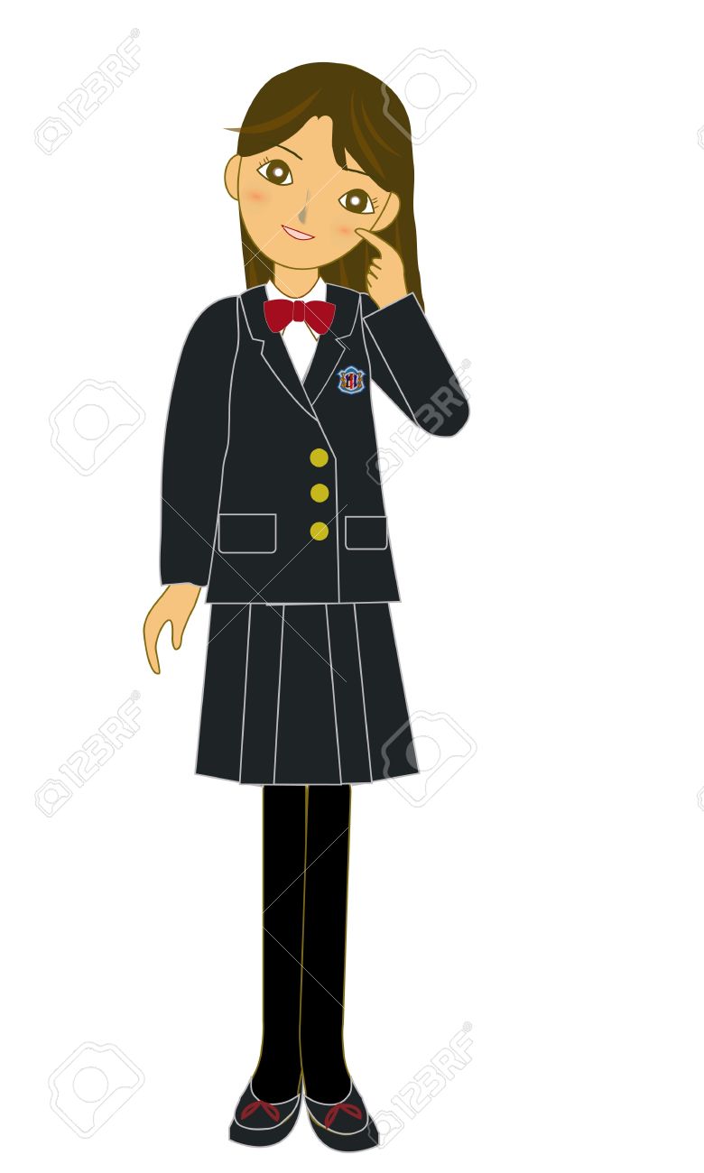 780x1300 Anime Clipart Student