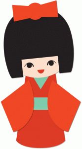 166x300 Japan Clipart Japanese Doll