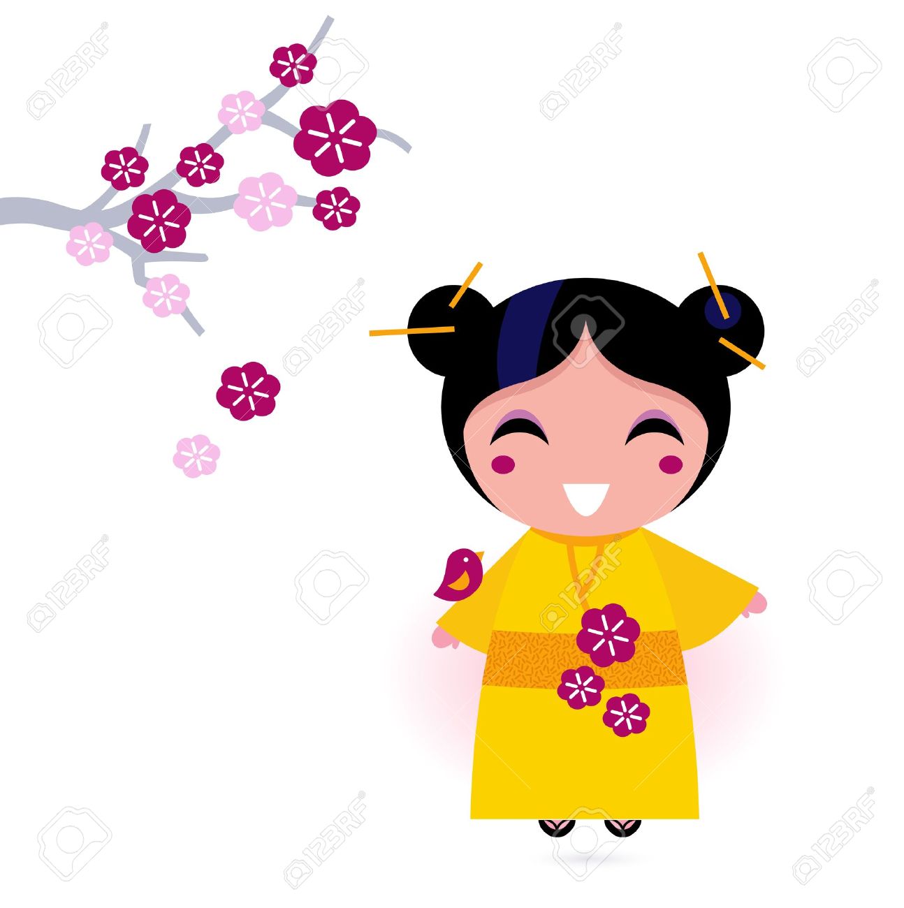 1294x1300 Japanese Girl Clipart 101 Clip Art