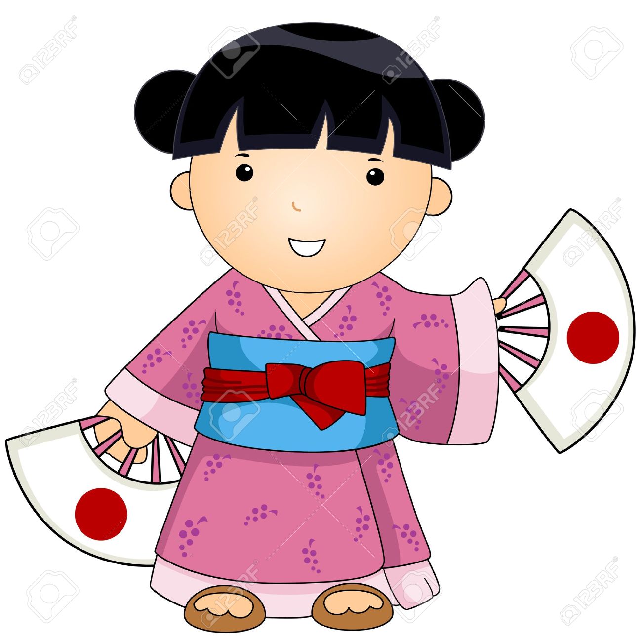 1300x1300 Kimono Clipart Japanese Person