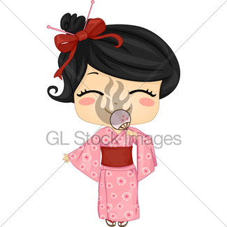 325x325 Little Chinese Girl Wearing National Costume Cheongsam Gl Stock