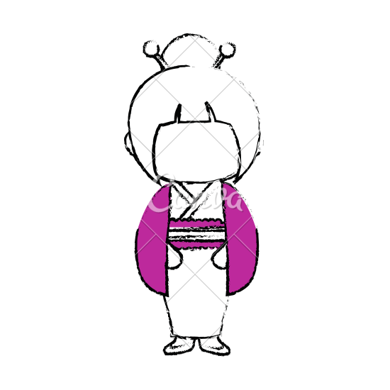 550x550 Girl Japanese Comic Balloon Decoration