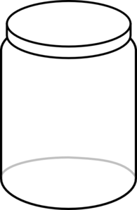 195x298 White Jar Clip Art