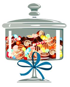 236x291 Candyy Jar Collage Sheets Candy Ice Cream Treats