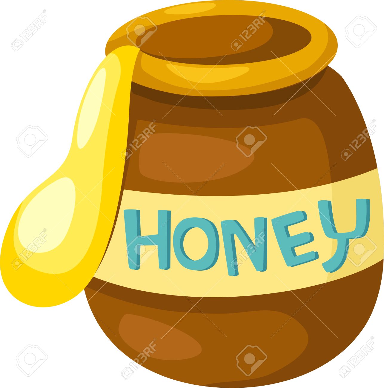 1286x1300 Honey Clipart