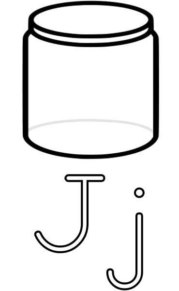 370x600 Jar Coloring Page