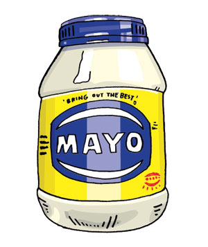 300x357 Mayo Jar Clipart