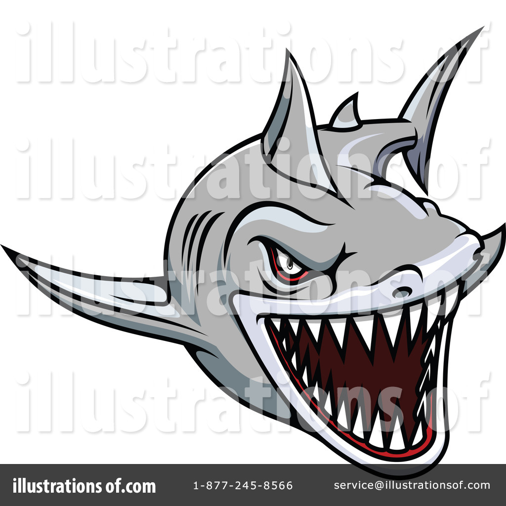 1024x1024 Shark Clipart Gray