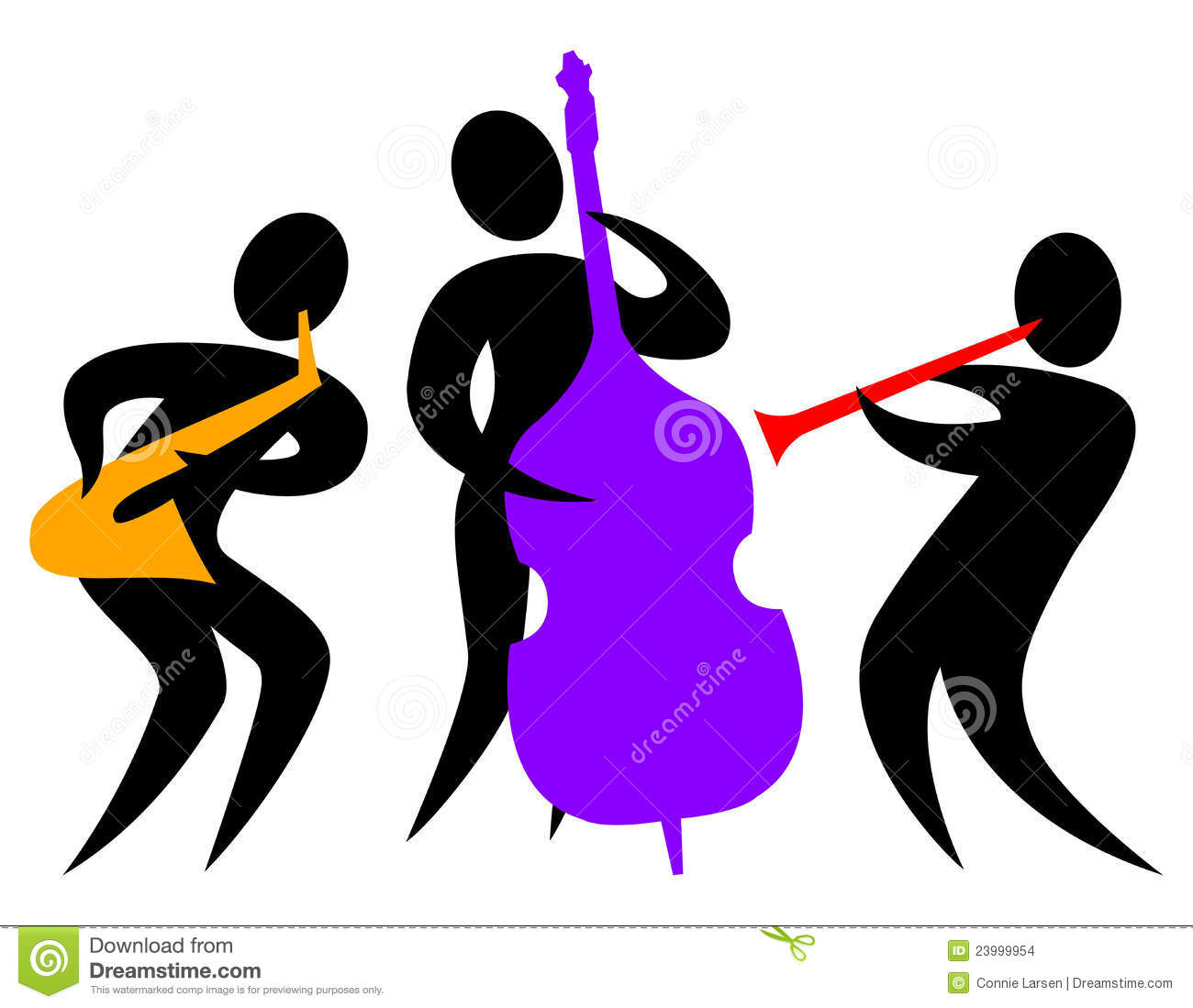 1300x1099 Jazz Band Clipart