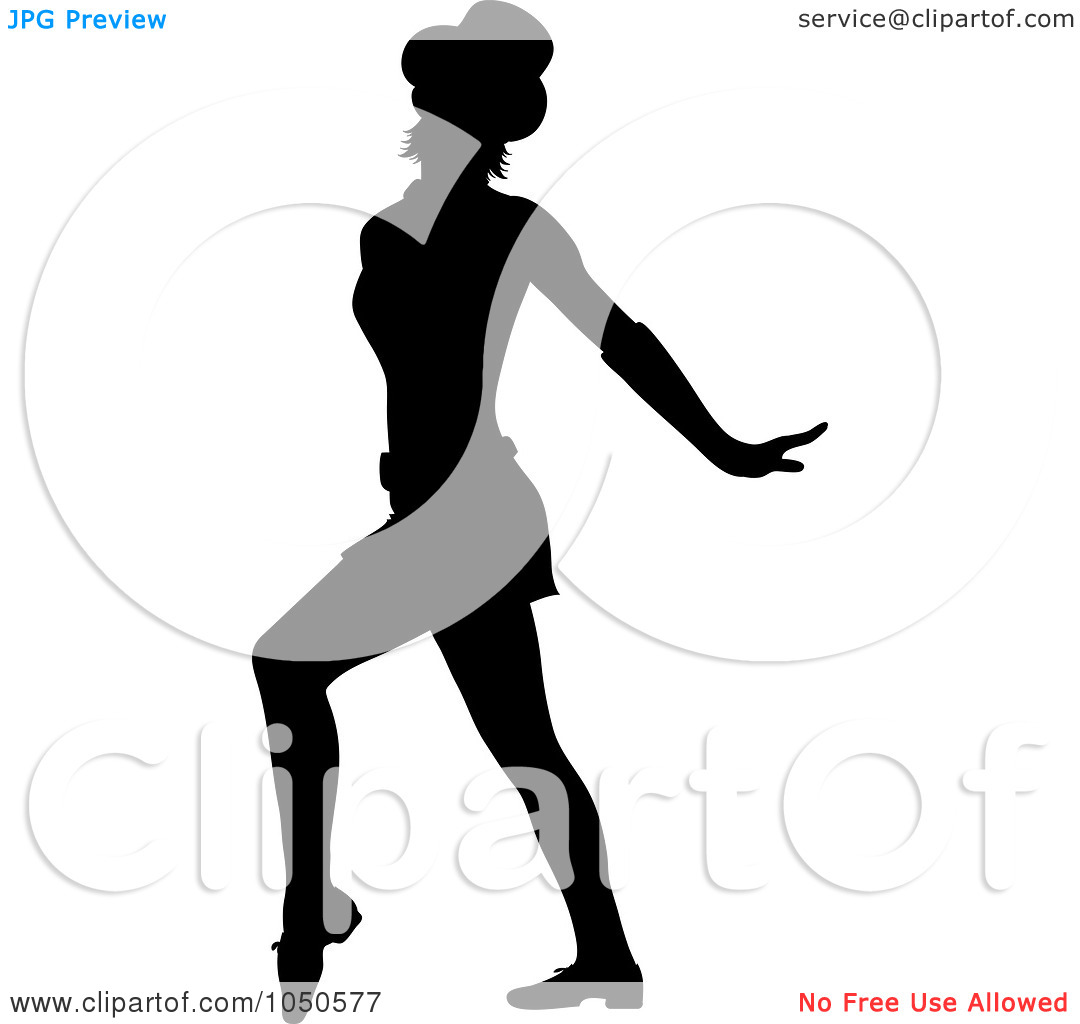1080x1024 Female Dancer Clipart