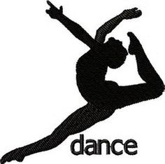 236x234 Jazz Dancer Silhouette