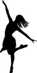 76x150 Dancer Silhouette Clip Art Clipart Panda