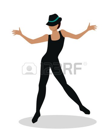360x450 Jazz Dancer In Hat And Long Black Suit. Tap Dance, Jitterbug