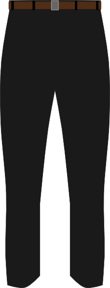 228x594 Clip Art Black And White Pants Clipart