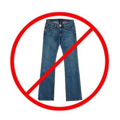 240x240 Clip Art No Jeans Sign Cliparts