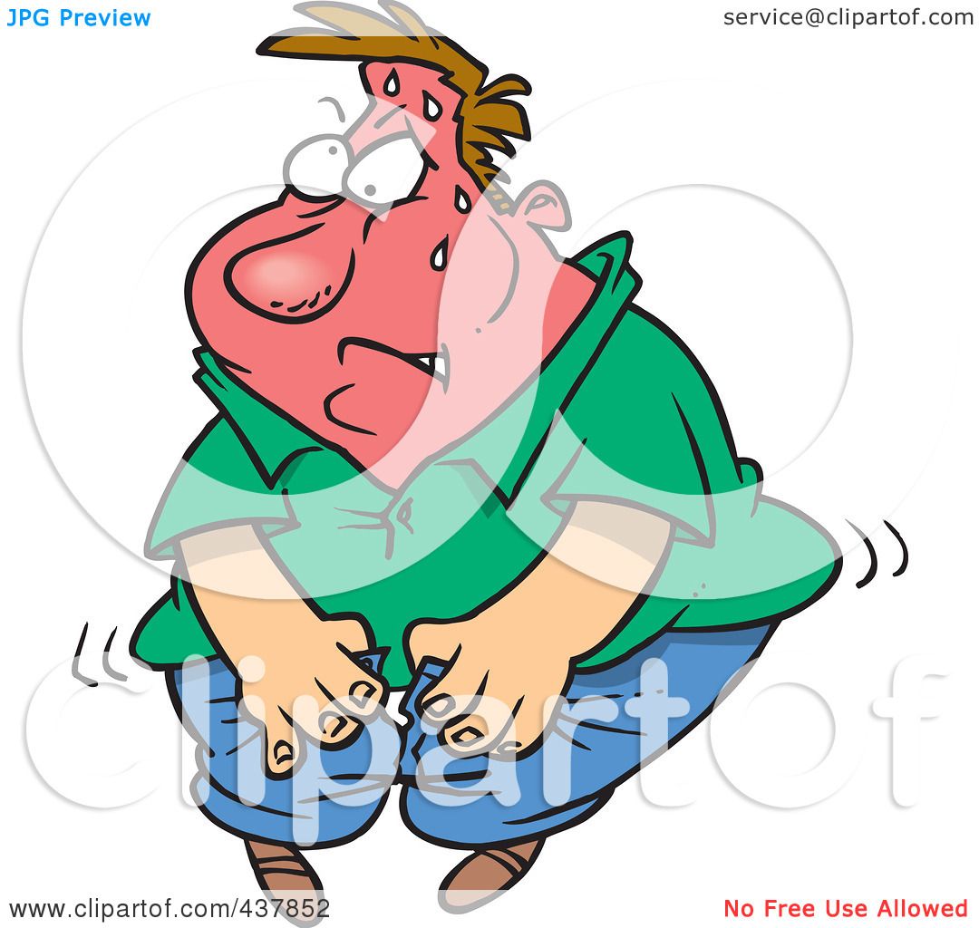 1080x1024 Royalty Free (Rf) Clip Art Illustration Of A Cartoon Man Trying