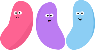 325x170 Smiling Jelly Beans Clip Art