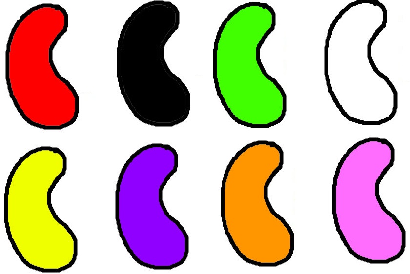 840x562 Jelly Beans Clipart One