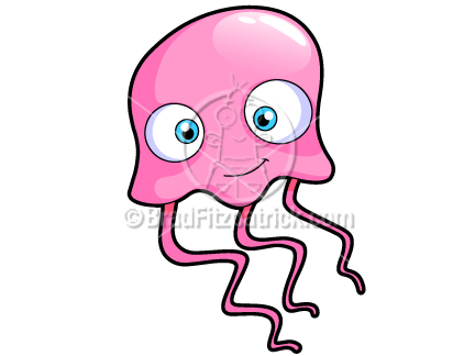 432x324 Cartoon Jellyfish Clip Art Jellyfish Graphics Clipart