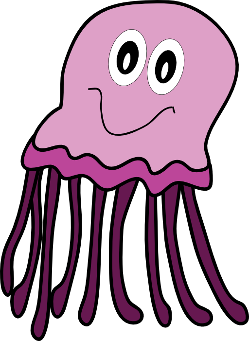 512x701 Cute Jellyfish Clipart Free Images 4
