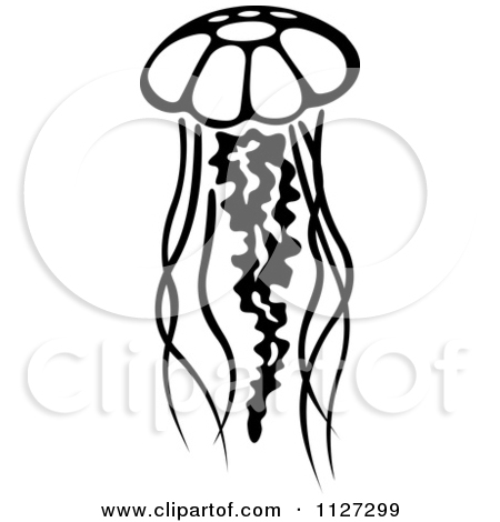 450x470 Jellyfish Clipart Black And White Clipart Panda