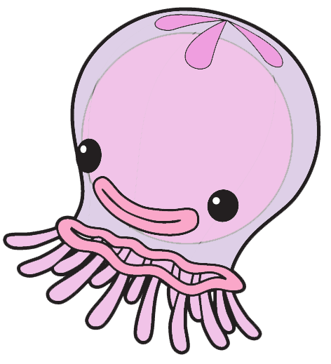 472x519 Jellyfish Clip Art