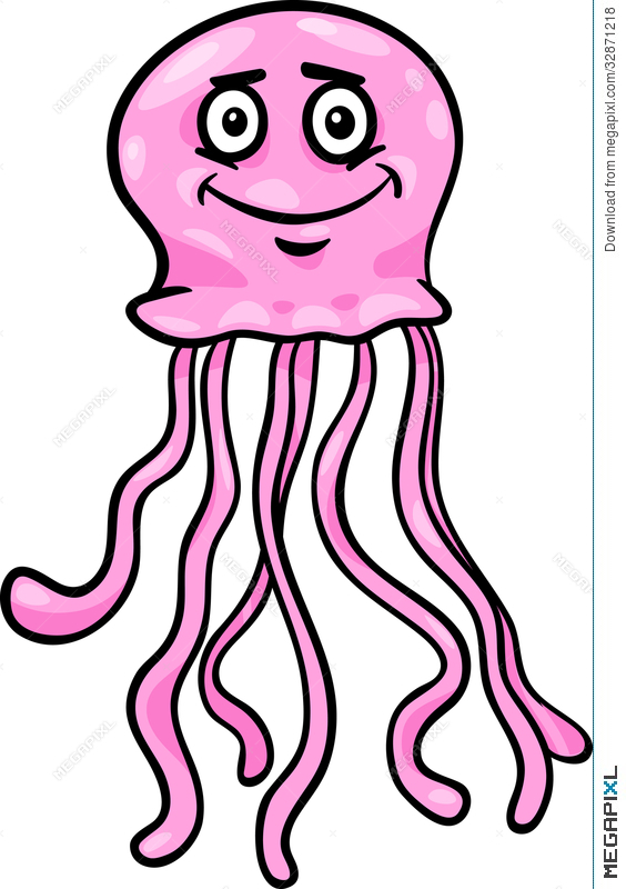564x800 Jellyfish Clip Art