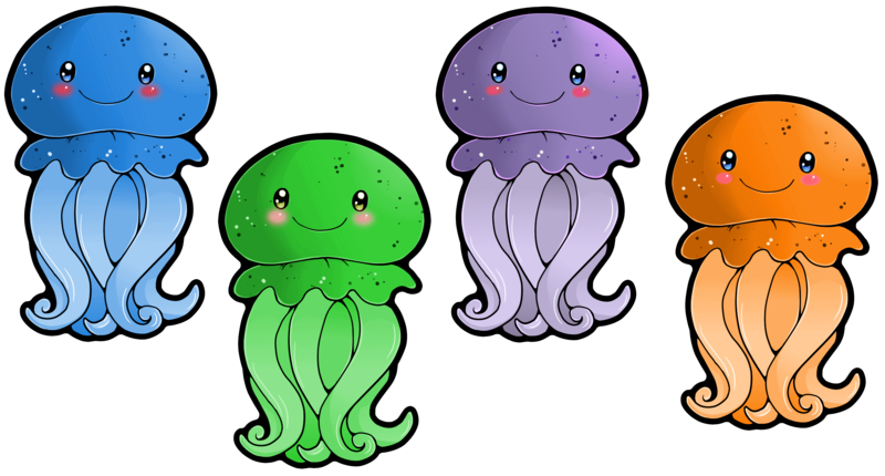 800x430 Jelly Fish Clipart