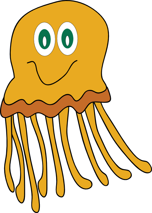 512x715 Jellyfish Clipart 2