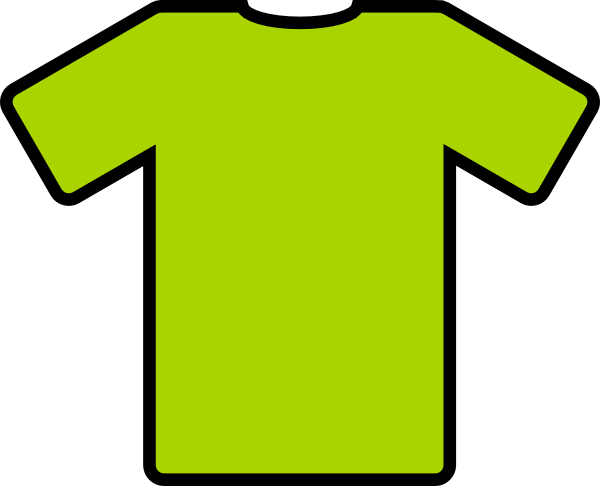 600x486 Green T Shirt Clip Art