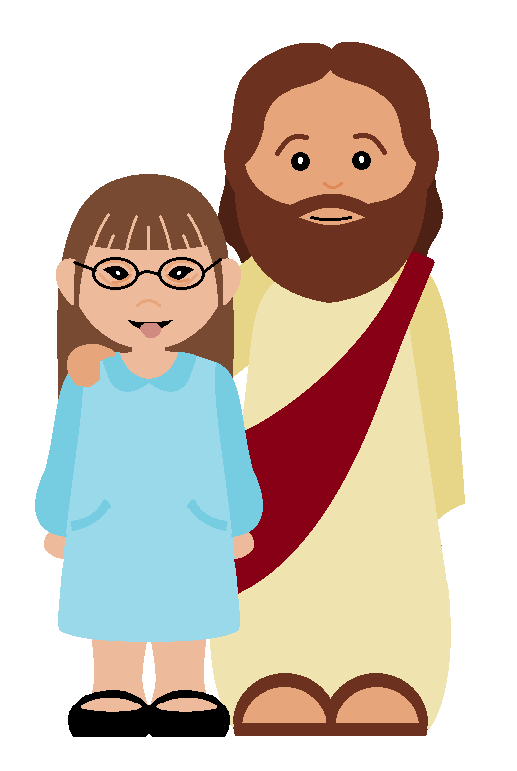 517x771 Walking With Jesus Clipart