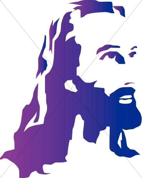 489x612 Jesus Silhouette Clipart