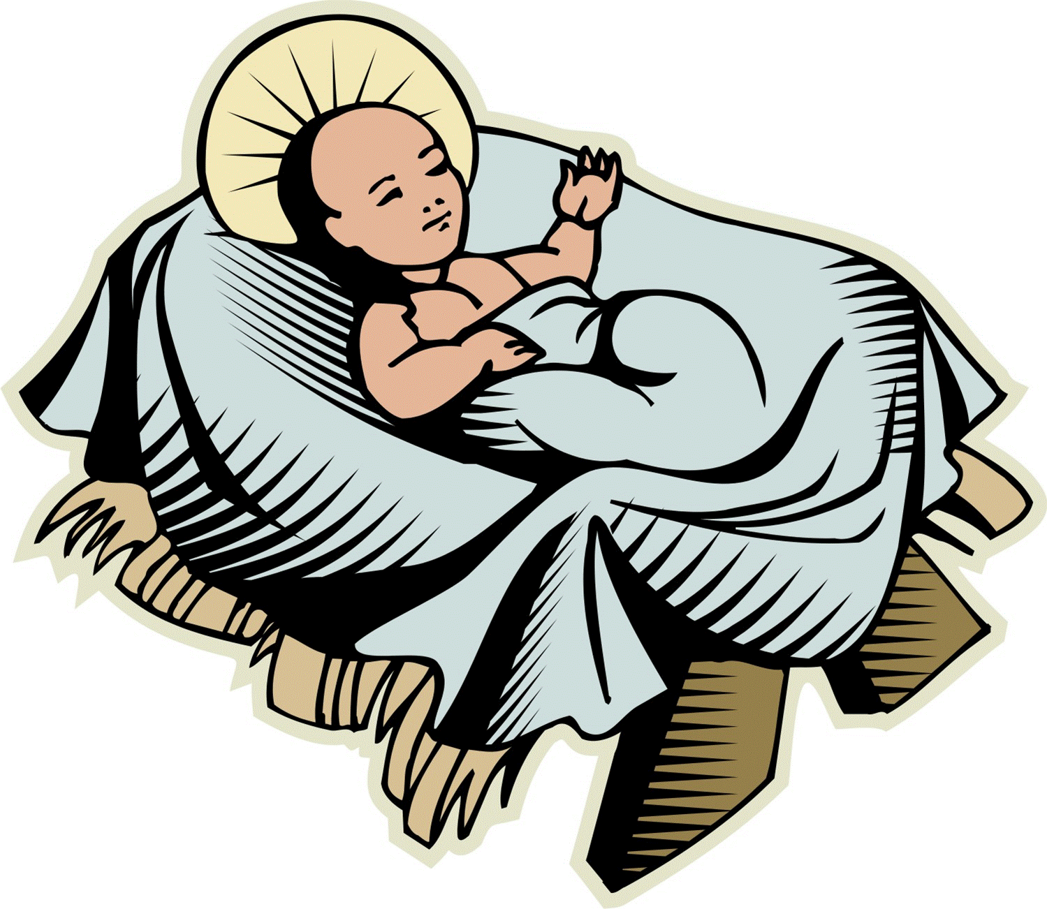 1499x1302 Baby Jesus Christmas Clipart Clipartfest
