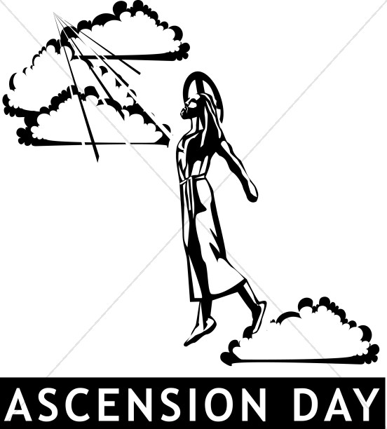 552x612 Jesus Clipart Ascension Word Art